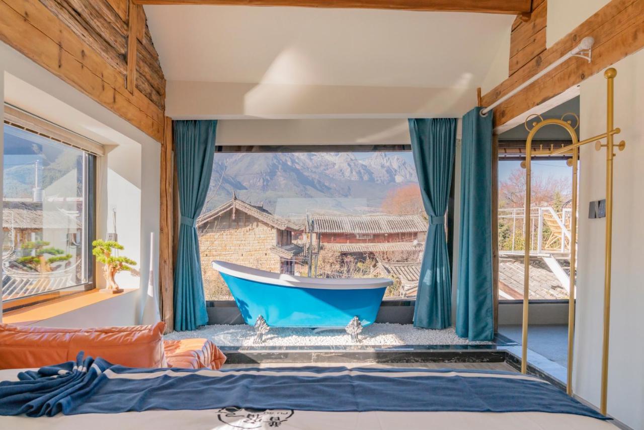 玉龙白沙普宿客栈 Lijiang  Bagian luar foto